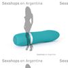 Vibrador de suave textura sumergible bcute celeste